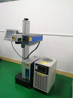 On The Fly UV Laser Marking Machine