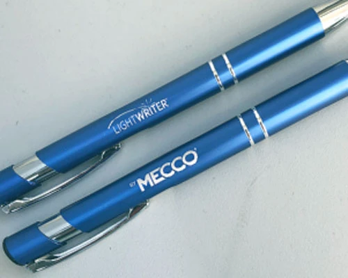 Fiber laser engraving on daily writing pen Fiber laser engraving on daily writing pen